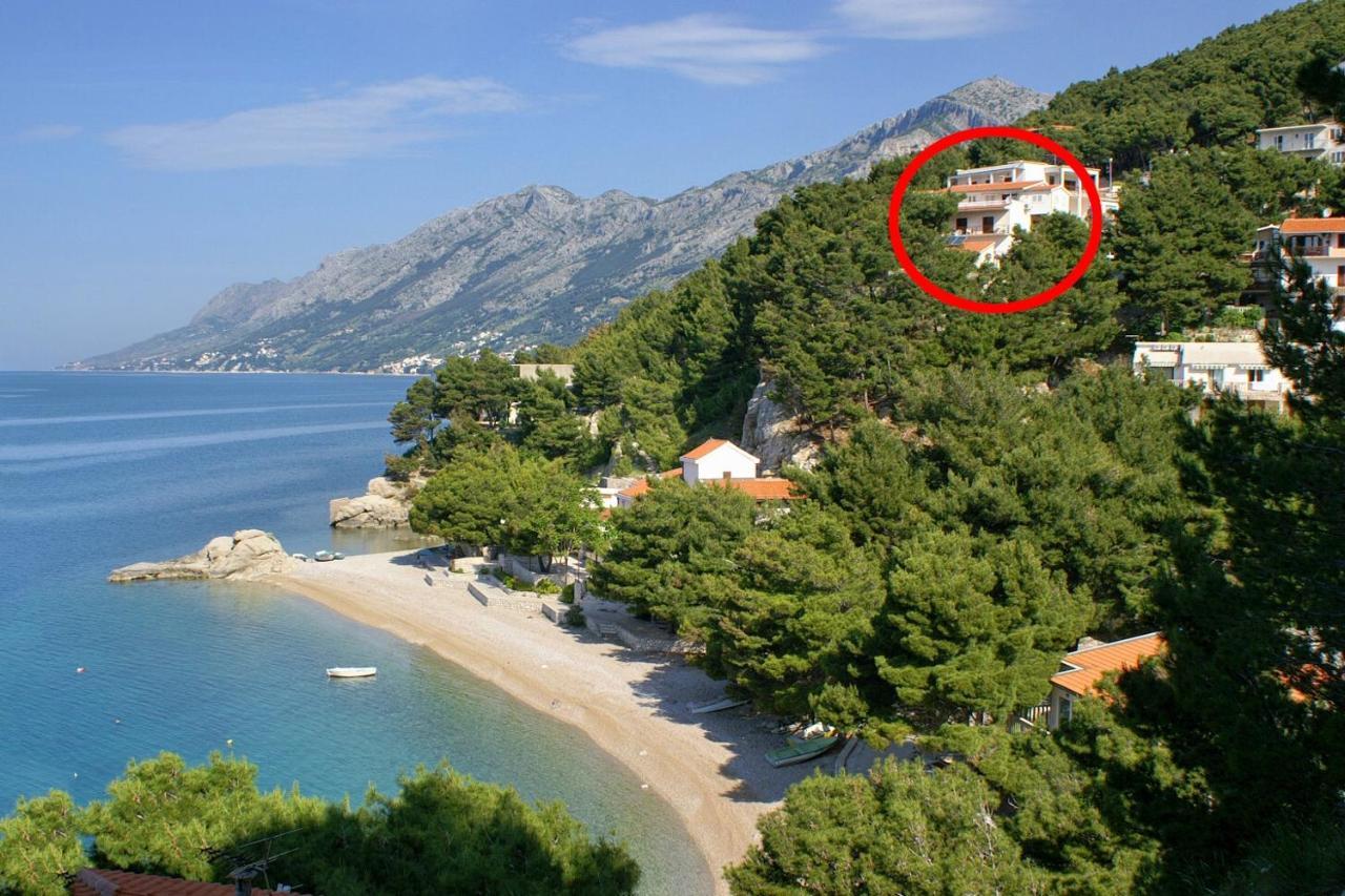 Apartments By The Sea Brela, Makarska - 6688 Ngoại thất bức ảnh